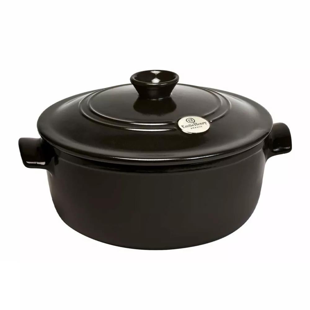 Каструля з кришкою Emile Henry Cookware 4 л Чорний (794540)