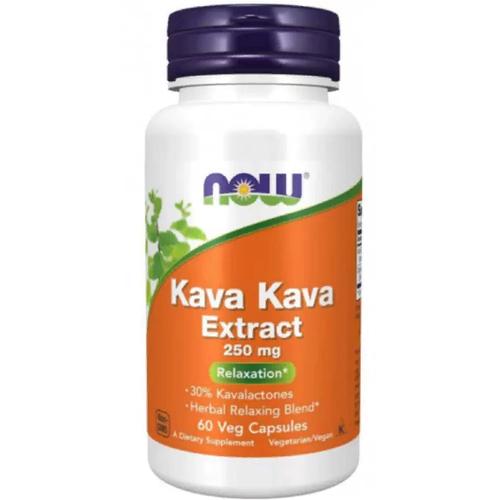 Комплекс для сну NOW Foods Kava Kava Exstract 250 мг 60 Veg Caps