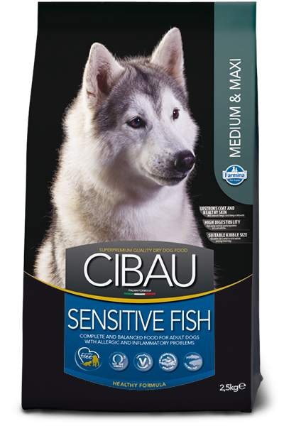 Корм сухой для собак Farmina Cibau Sensitive Medium & Maxi Fish 2,5 кг (24148919)