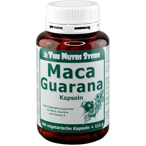 Смесь экстрактов The Nutri Store Maca + Guarana 350 мг 100 мг 180 Caps (ФР-00000092)