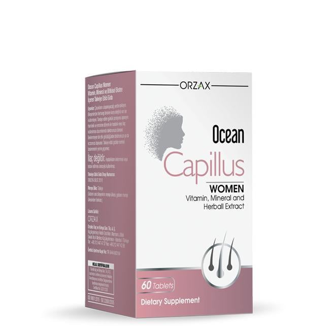 Витаминный комплекс для женщин Orzax Ocean Capillus Women при терапии выпадения волос 60 таб. (2776883052)