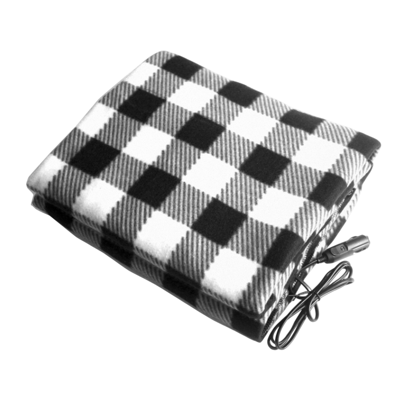 Электроодеяло автомобильное от прикуривателя 12V с регулировкой температуры 150х110 см (YUT_V5497)