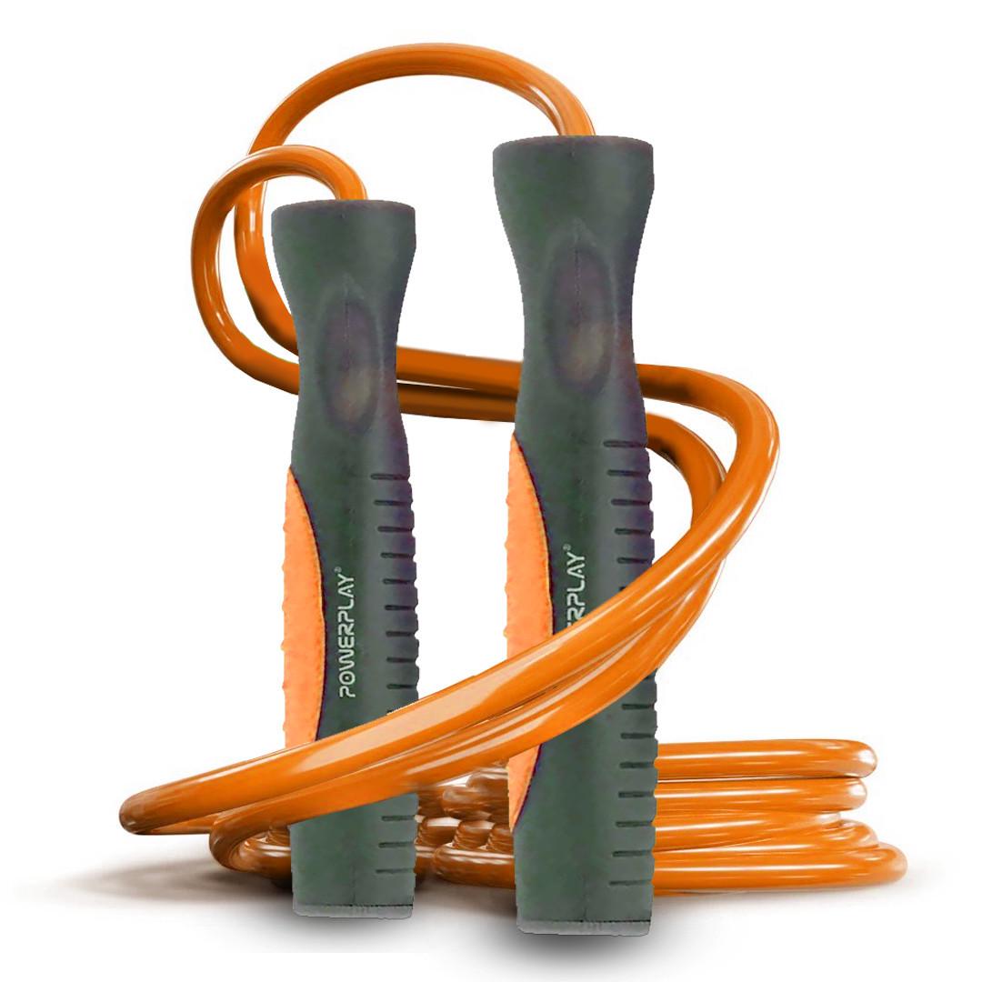 Скакалка PowerPlay 4204 Classic Jump Rope 2,7 м Оранжевый (A-011767) Скакалка PowerPlay 4204 Classic Jump Rope 2,7 м Оранжевый (A-011767)