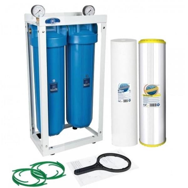 Фильтр двойной магистральный Big Blue 20 Aquafilter HHBB20A (2853)