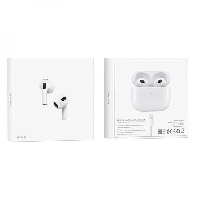 Наушники беспроводные Hoco EW10 PRO Bluetooth TWS White (00000001792) - фото 7
