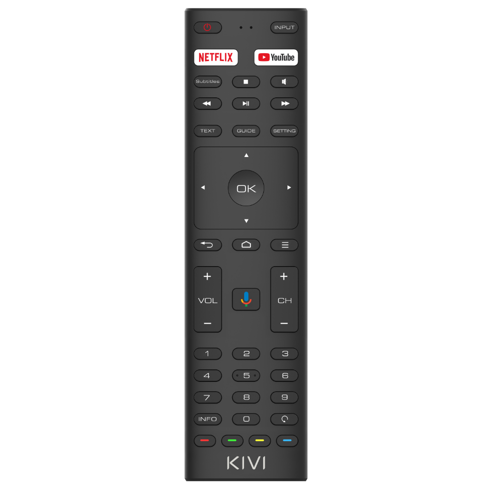 Пульт дистанционного управления Kivi с Bluetooth RC-20 Черный (504Q55B0107) - фото 1 Пульт дистанционного управления Kivi с Bluetooth RC-20 Черный (504Q55B0107) - фото 1