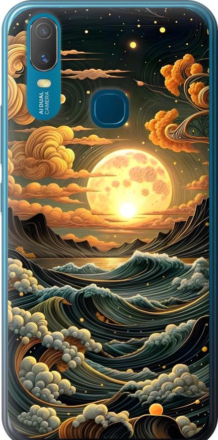 Чехол на Vivo Y11 Арт волны (6332t-629-42517)