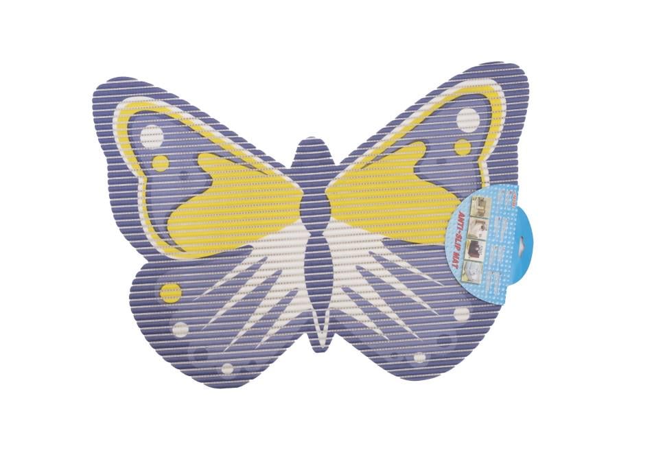 Коврик Kornel KL-39 для ванной комнаты из ПВХ 64х35 см Фиолетовый