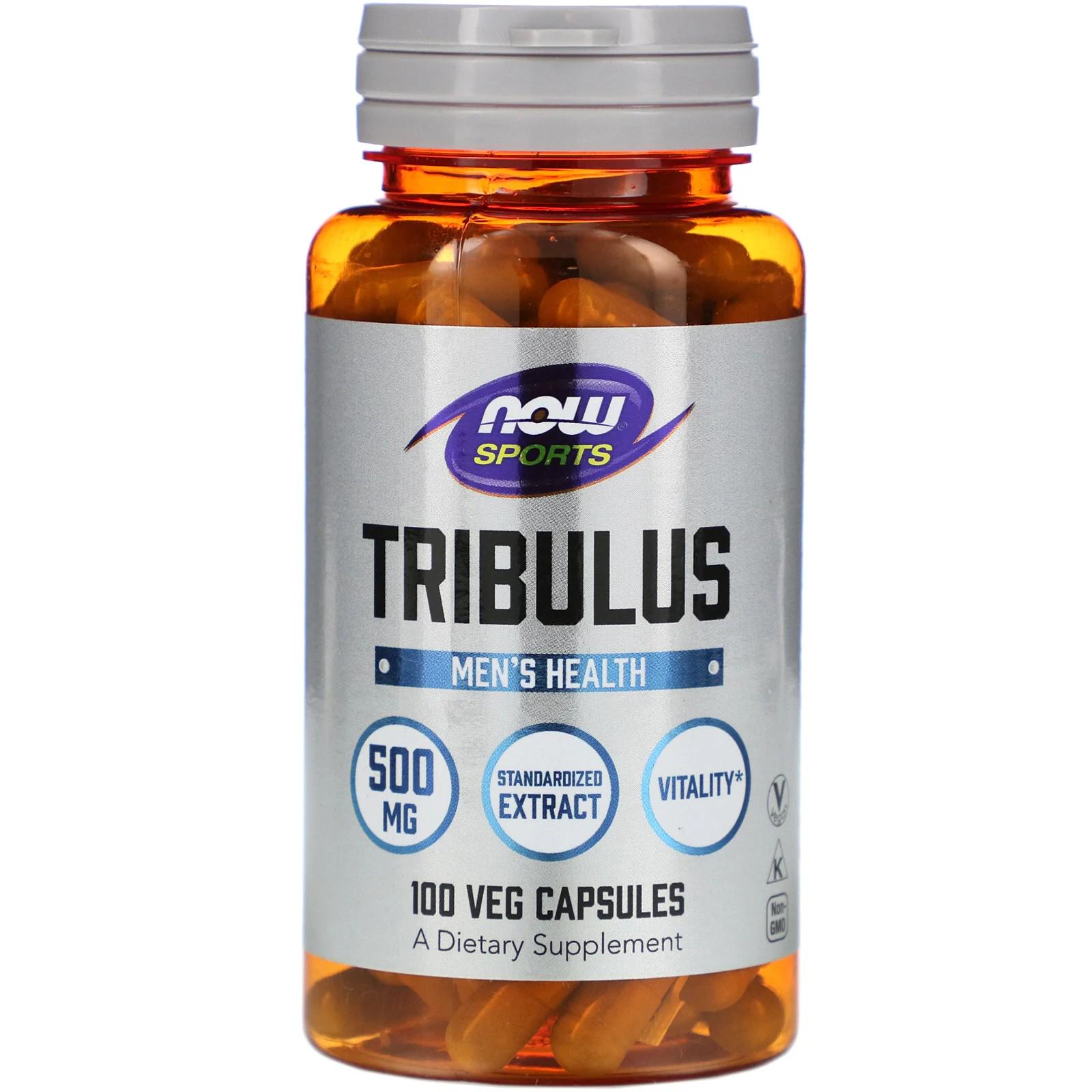 Бустер тестостерона Now Sports Tribulus 500 мг 100 капсул