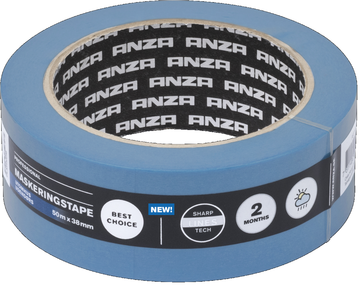 Лента малярная Anza Platinum pro outdoor 50 м х 38 мм (2771006272)