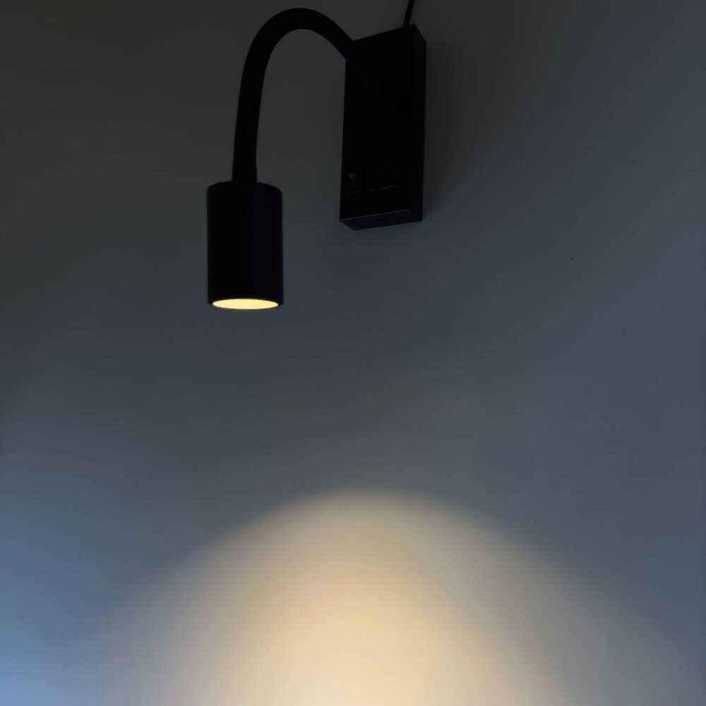 Бра Violux SNAKE USB/Type-C 5W 4200K 250Lm IP20 Черный (552101) - фото 7