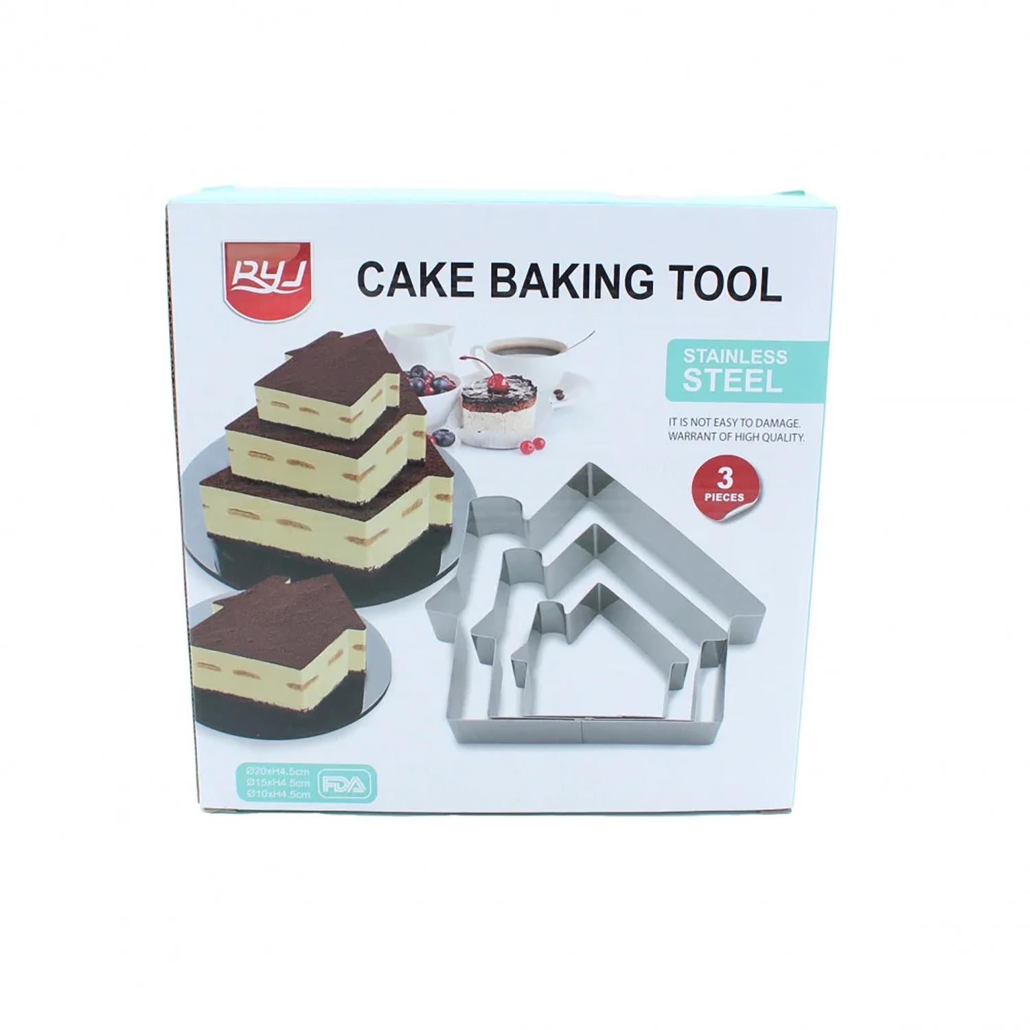 Форма для выпечки 3 шт. Серый (2058589666)