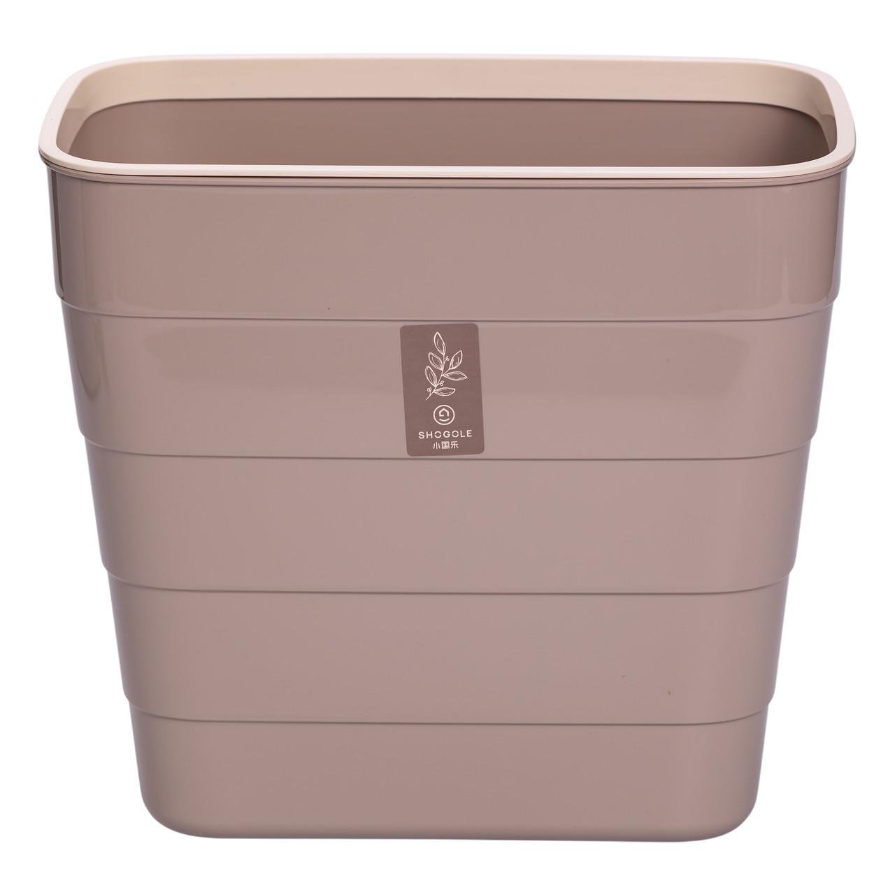 Корзина для мусора подвесная 6 л Какао (HP-45-18CR)