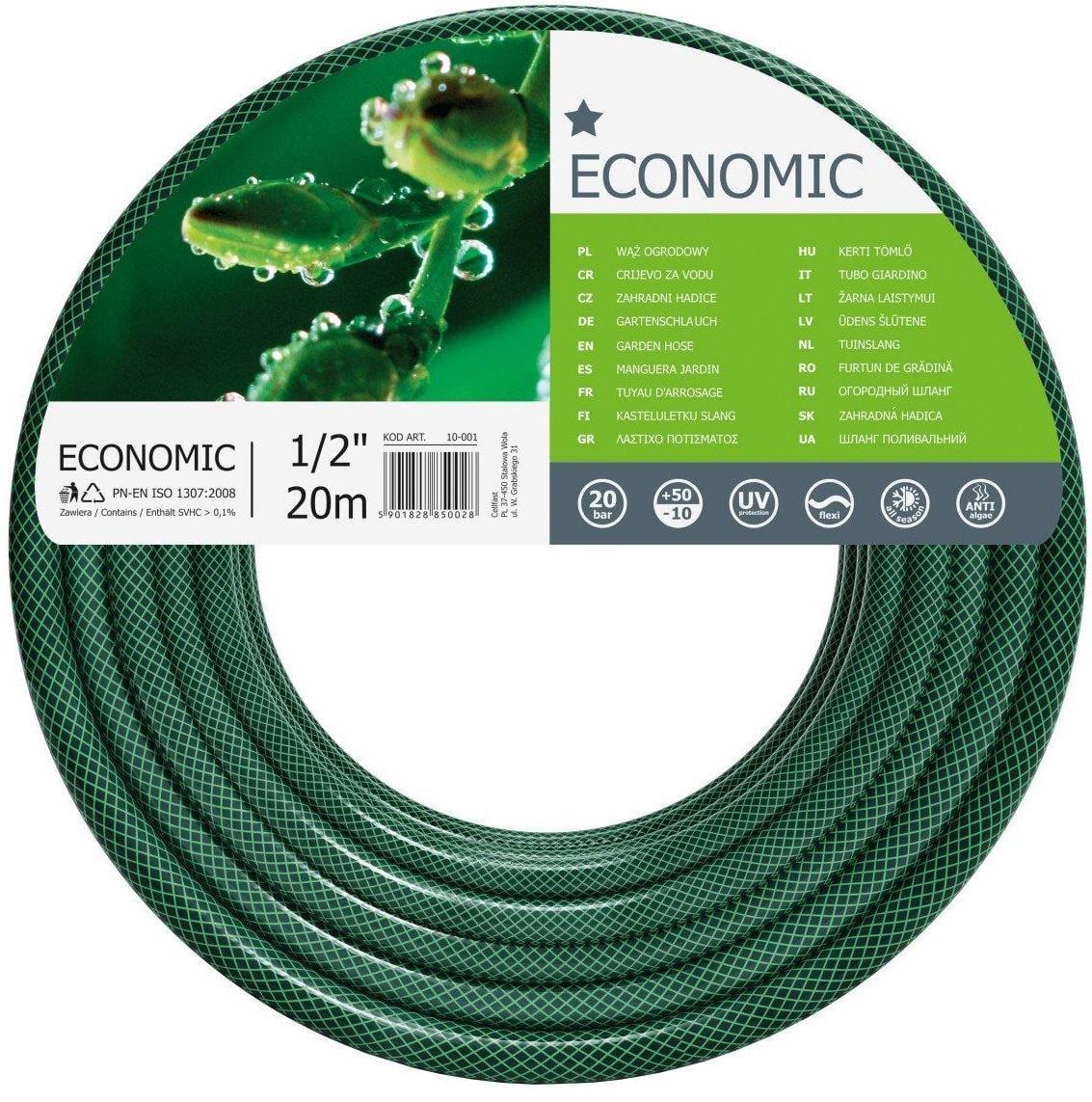 Шланг для полива Cellfast ECONOMIC 1/2" 20 м (10-001)