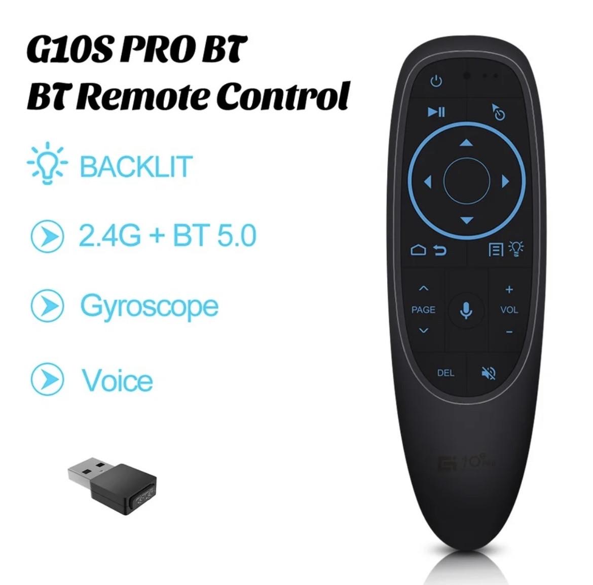 Аэропульт G10S Pro Air mouse Bluetooth гироскоп и микрофон - фото 5