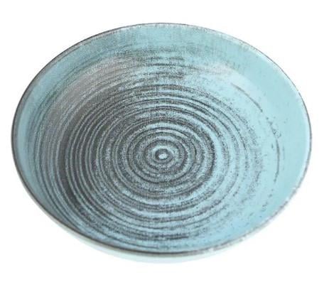 Салатник фарфоровый круглый Porland Lykke 27 см Turquoise (368127/LT)