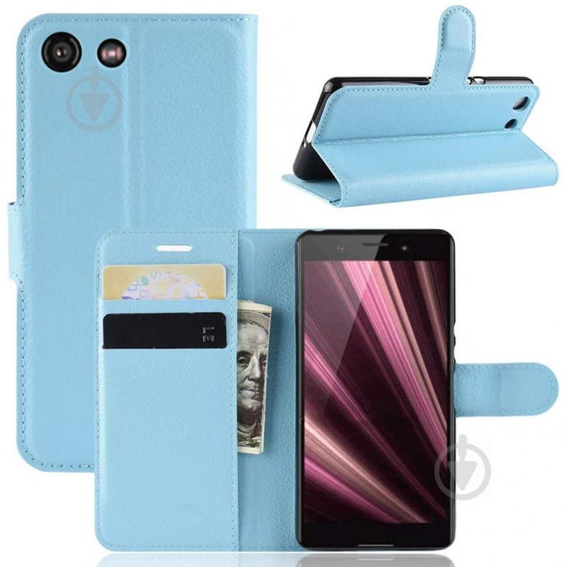 Чехол-книжка Litchie Wallet для Sony Xperia Ace / XZ4 Compact Blue (hub_tiYW90546) - фото 2