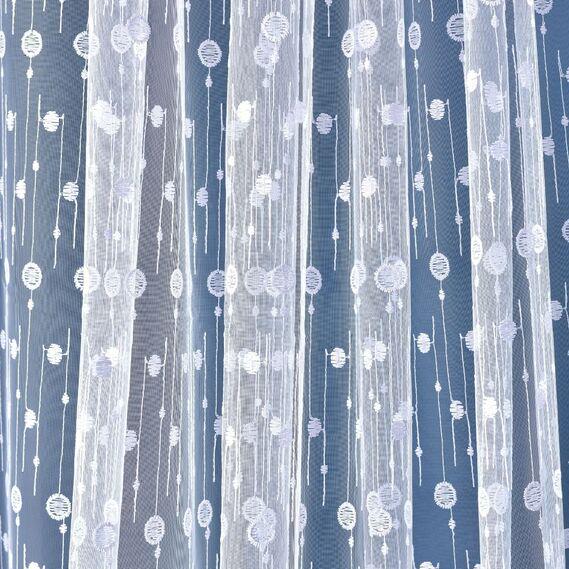 Тюль сетка IDEIA Веселина V-BEYAZ 2,8 м c вышивкой Белый (2200004263120)