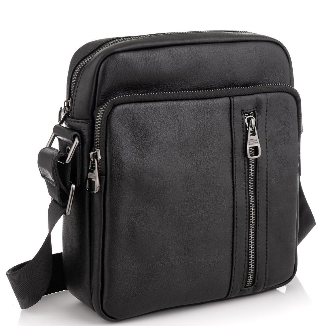 Мужская сумка через плечо Royal Bag 9836A Черный (4623)
