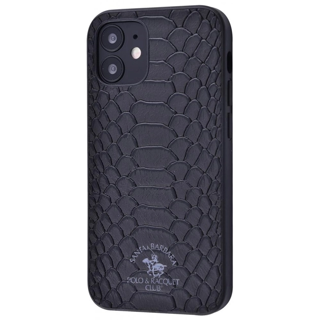 Чохол накладка Polo Knight Leather Case for iPhone 12 Mini Black - фото 1