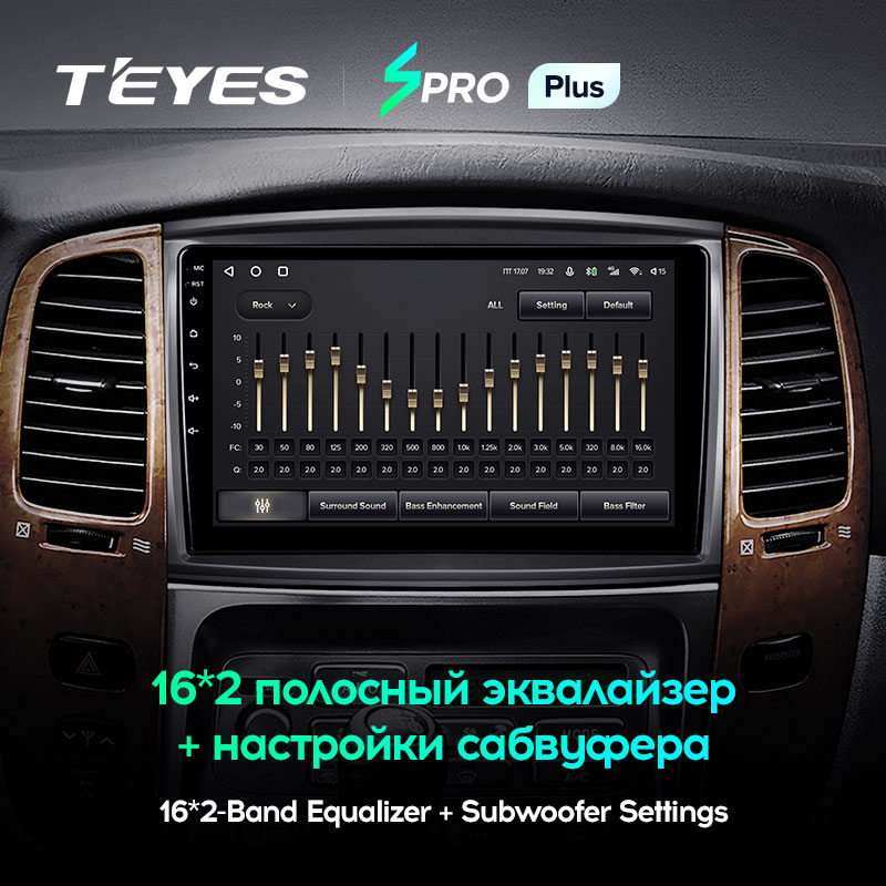 Автомагнітола штатна Teyes для Toyota Land Cruiser LC 100 2002-2007 Android SPRO-PLUS 4+64G Wi-Fi варіант З (1461446622) - фото 4