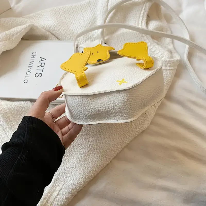 Сумка через плече у вигляді каченяти Kawaii 18×16×5 см Білий (30292593) - фото 7