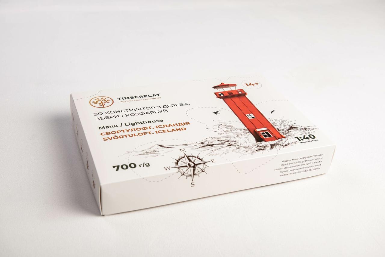 Пазл деревянный 3D Timberplay Маяк Свортулофт 73 детали Пазл деревянный 3D Timberplay Маяк Свортулофт 73 детали