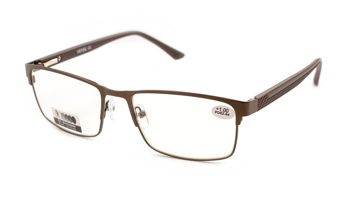 Окуляри для зору в металевій оправі Verse 24019-C2 ФХС Blue Blocker +2,50 (281581323)