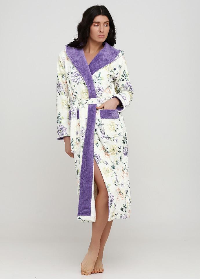 Халат Wild Love XL Разноцветный/Сиреневый (998)