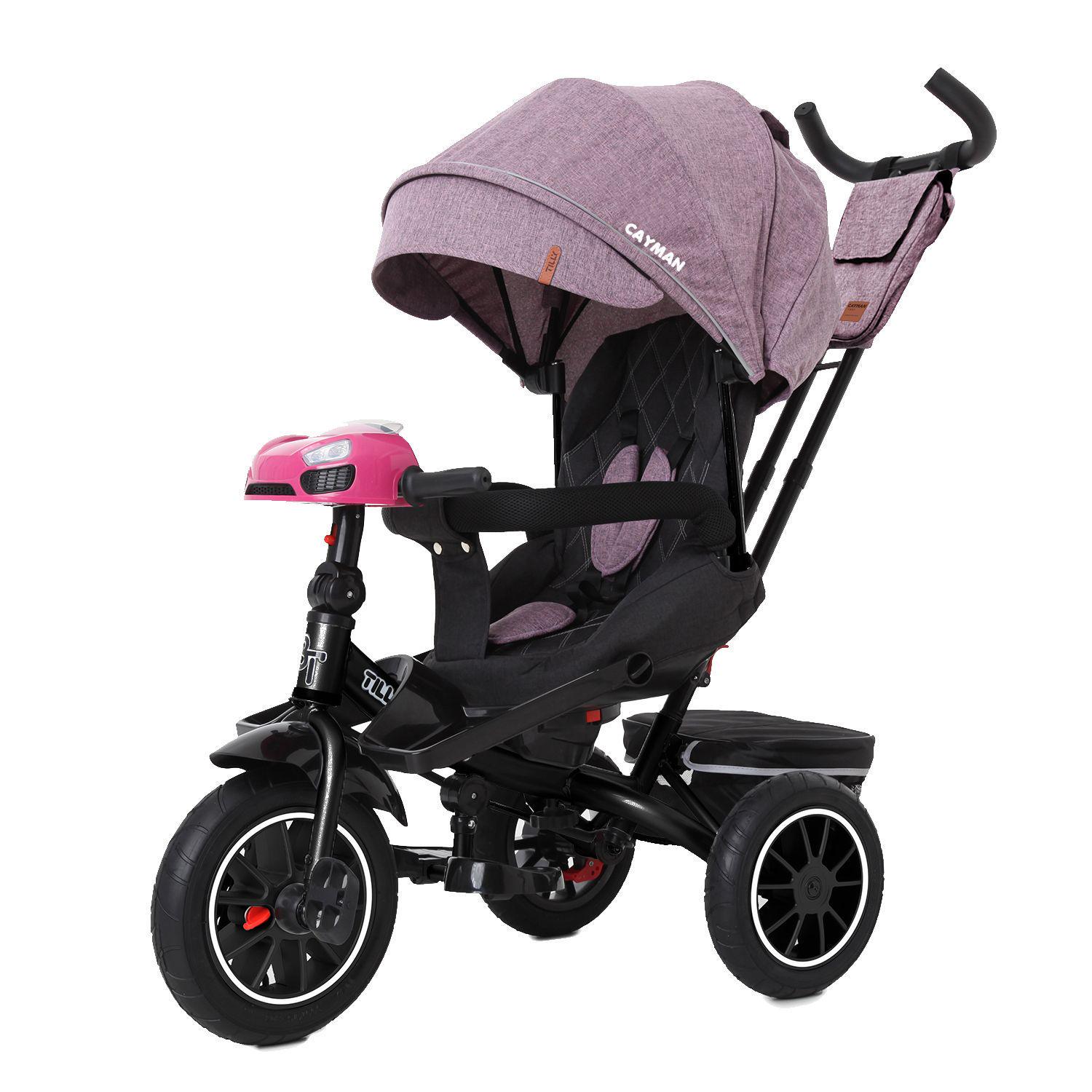 Велосипед детский трехколесный TILLY CAYMAN T-381/7 с пультом и усиленной рамой Фиолетовый (583757730) - фото 1 Велосипед детский трехколесный TILLY CAYMAN T-381/7 с пультом и усиленной рамой Фиолетовый (583757730) - фото 1