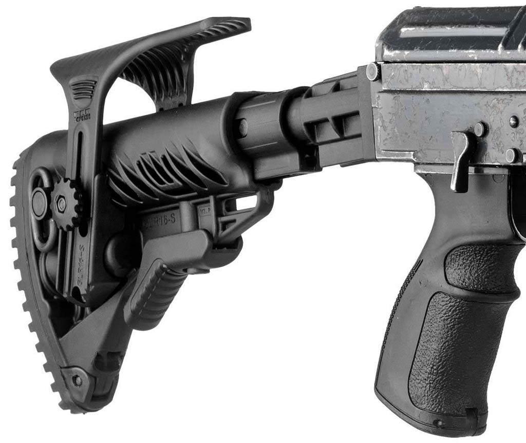 Приклад Fab Defense GLR-16 CP з регульованою щокою для AR -15/АК (060911) - фото 4 Приклад Fab Defense GLR-16 CP з регульованою щокою для AR -15/АК (060911) - фото 4