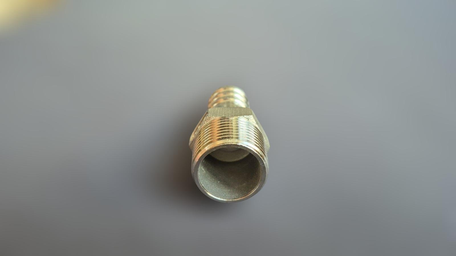 Штуцер шланговий різьбовий DN20 AISI304 BSPP ялинка н/ж сталь ЗР 20 мм 3/4" (29203028) - фото 12