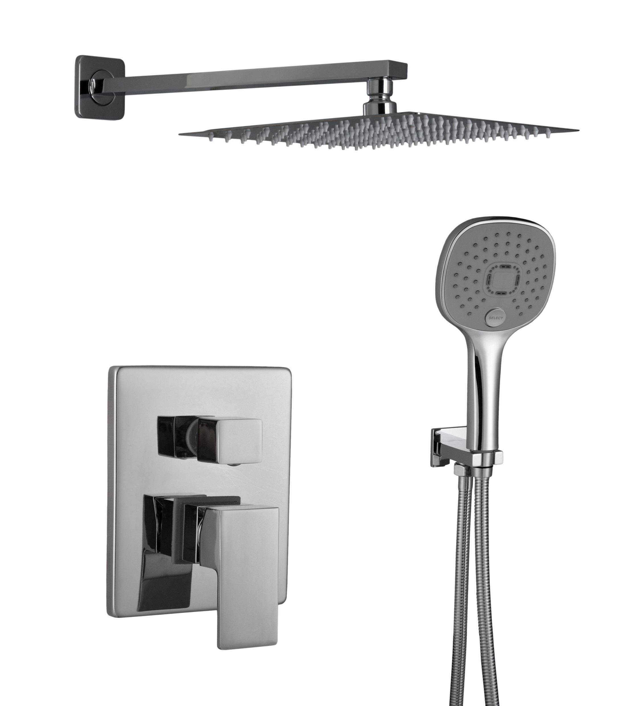 Душевая система скрытого типа Globus Lux GLM-205-SMART 000022020 с верхним душем Хром (115370)