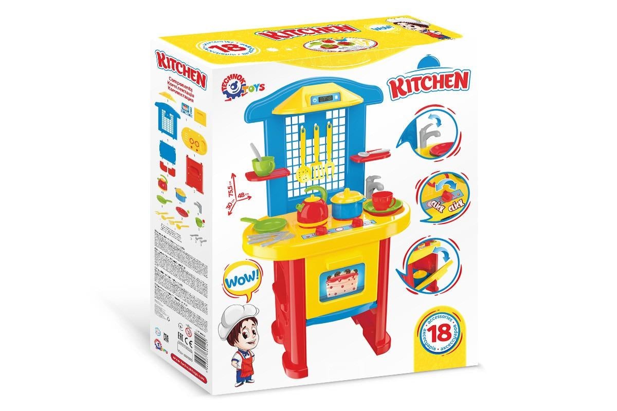 Ігрова кухня Технок Кухня-3 18 предметів (2124)