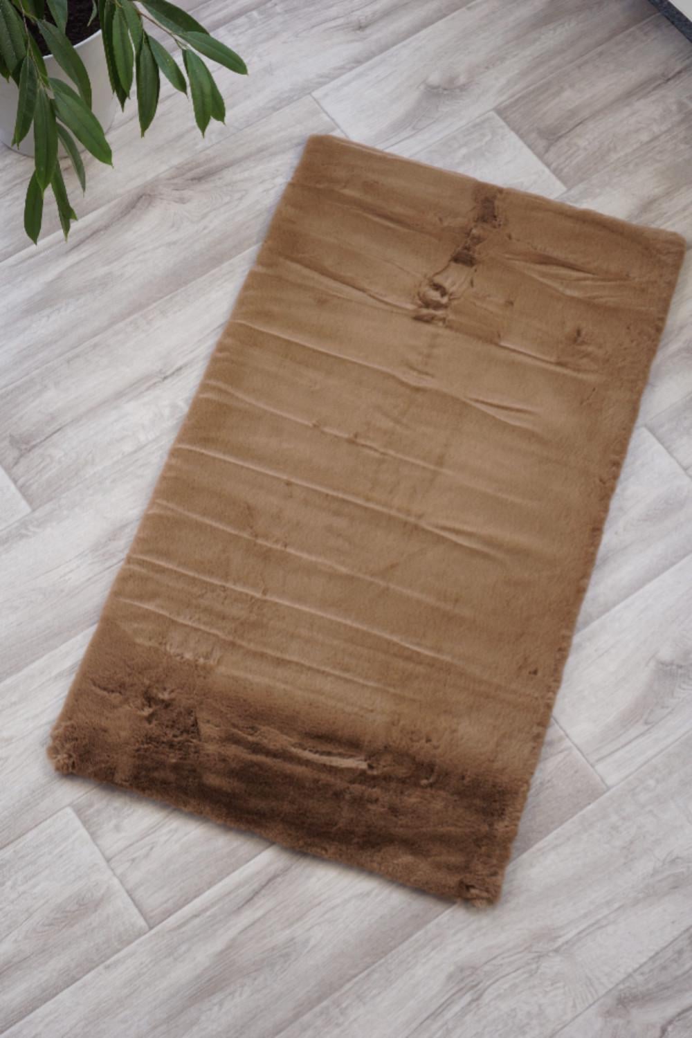 Ковер с высоким ворсом Estera tpr 150x230 см Brown (34139576)