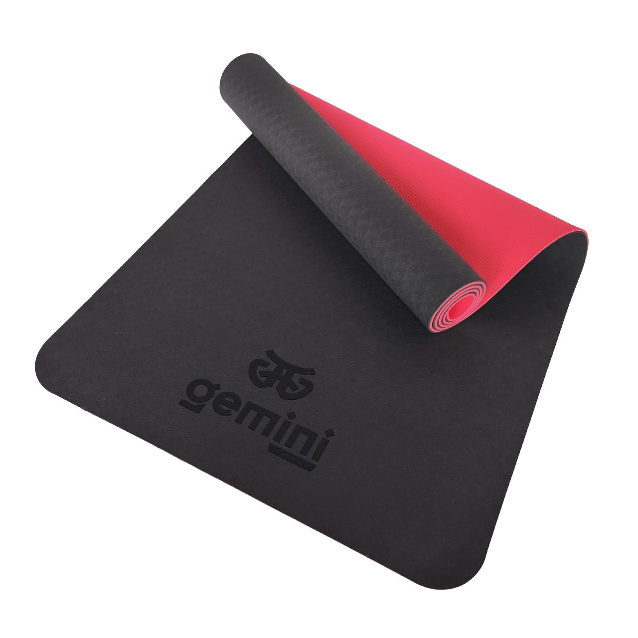Коврик для фитнеса и йоги Gemini Pro GE-6BR TPE/TC 6 мм (14729316) - фото 1 Коврик для фитнеса и йоги Gemini Pro GE-6BR TPE/TC 6 мм (14729316) - фото 1