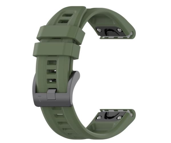 Ремешок Silicone для Garmin Fenix 8 51 мм Зеленый