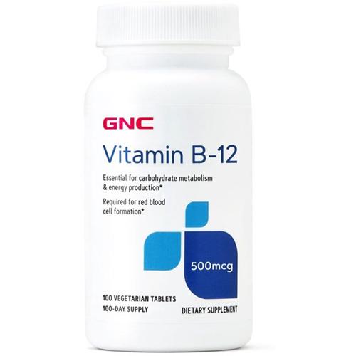 Витамин B для спорта GNC Vitamin B-12 500 mcg 100 Tabs