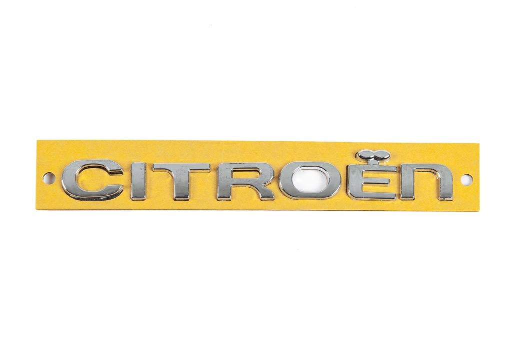 Надпись Citroen Davs Auto для Citroen abs-пластик Хром