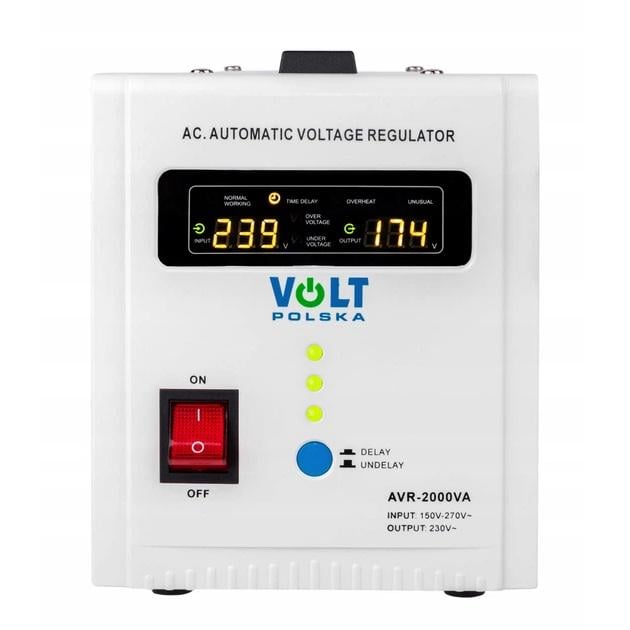 Стабилизатор напряжения Volt Polska AVR 2000VA 150Vac-270Vac