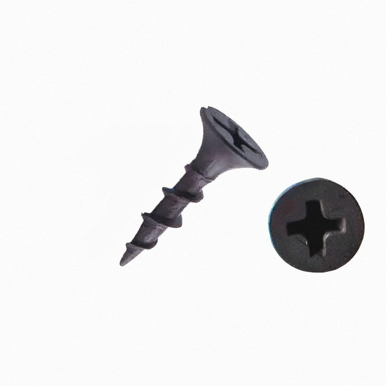 Набір саморізів для дерева 3,5х16 мм 1000 шт. Чорний - фото 2 Набір саморізів для дерева 3,5х16 мм 1000 шт. Чорний - фото 2