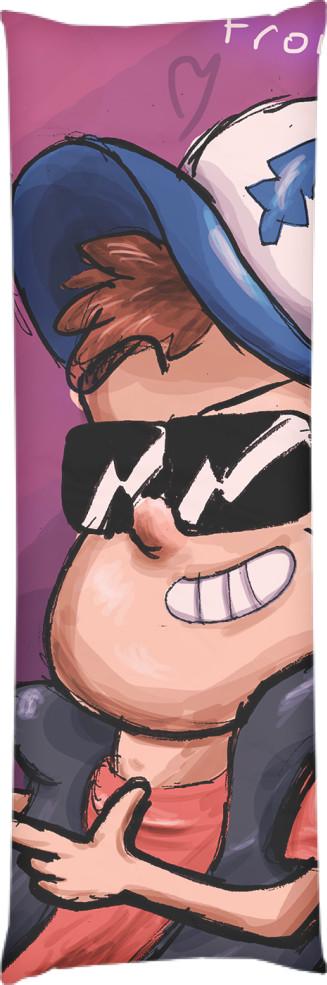 Подушка дакимакура Gravity Falls 8 60x180 см (14094509)