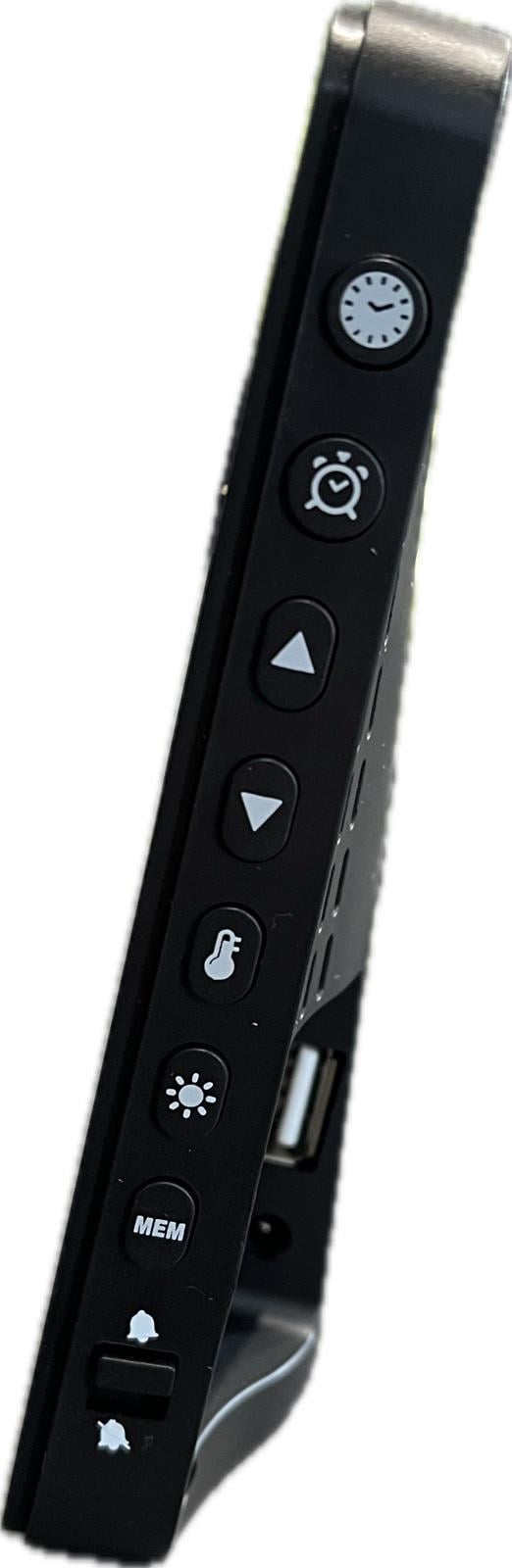 Метеостанція з барометром настільна FJ3378 433.92 Мгц Black (5093) - фото 2 Метеостанція з барометром настільна FJ3378 433.92 Мгц Black (5093) - фото 2