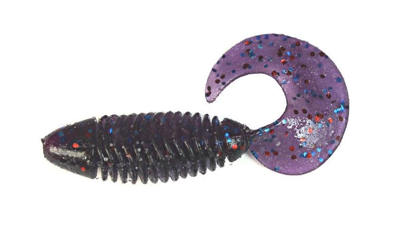 Силіконовий твістер Fox Fluffy №090 їстівний 7,5 см 6 шт. Electric june bug (6432)