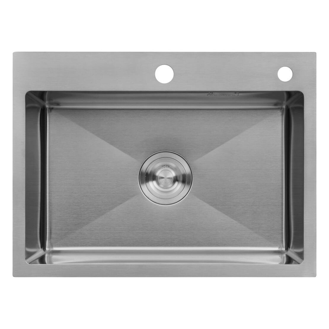 Мойка для кухни Kroner KRP Geburstet 5843HM 3,0/1,0 мм (CV022801)