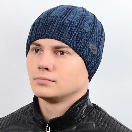 Шапка мужская Alex AL17038 L/57-58 см Джинс (34100)