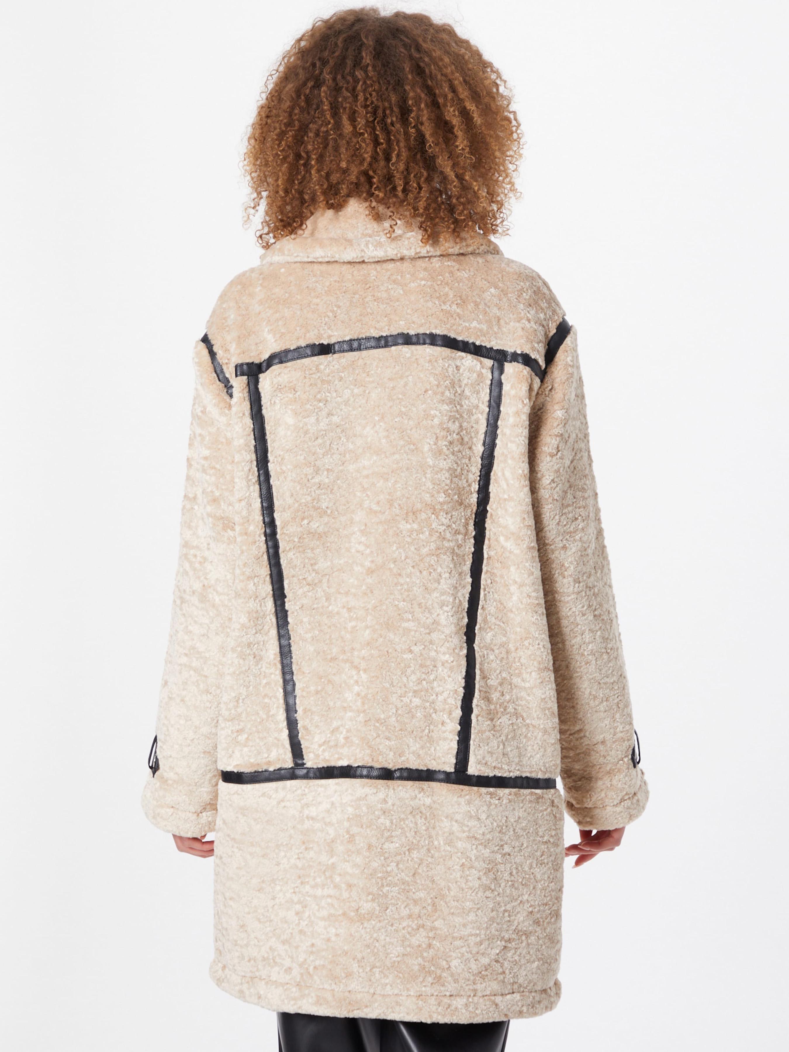 Пальто Buffalo р. 36 Кремово-чорний (26284) - фото 4