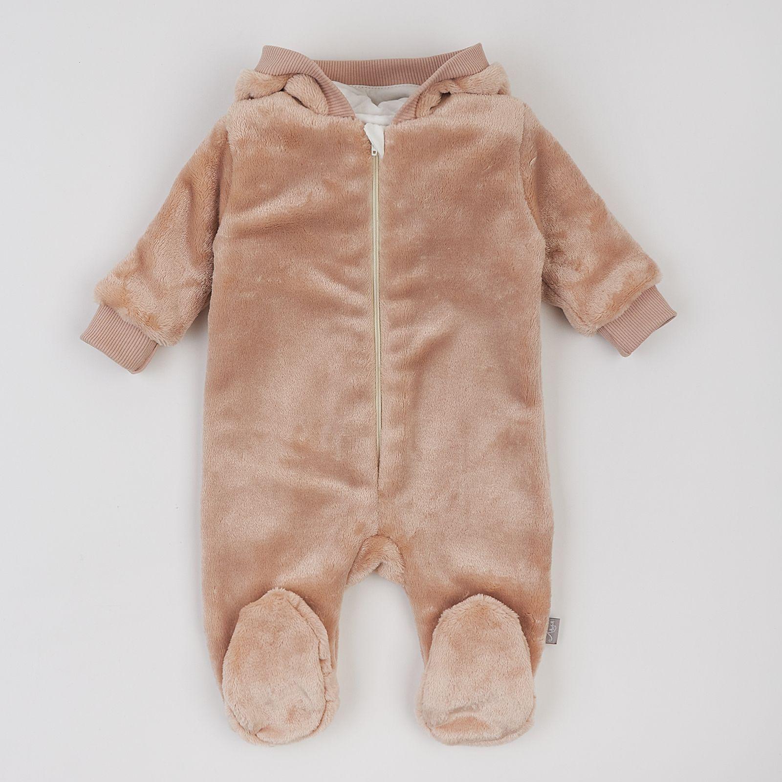 Чоловічок-комбінезон дитячий ЛяЛя 8мх081 демісезонний 68 см Бежевий (23536992)