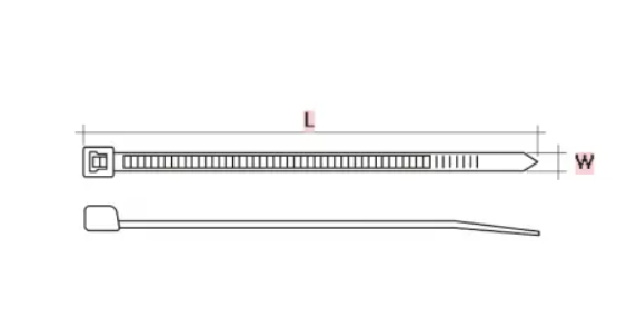 Стяжка кабельна CT3,3X250-B 100 шт. 3,3х250 мм Чорний (20150919) - фото 3