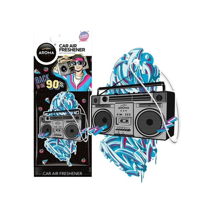 Ароматизатор Aroma Car Cellulose BACK TO 90 '& 70' - Boom Box сухой